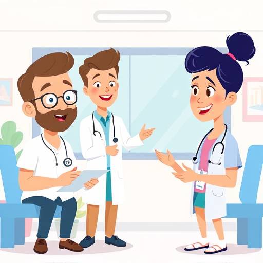 Screenshot of an animated explainer video for a healthcare startup